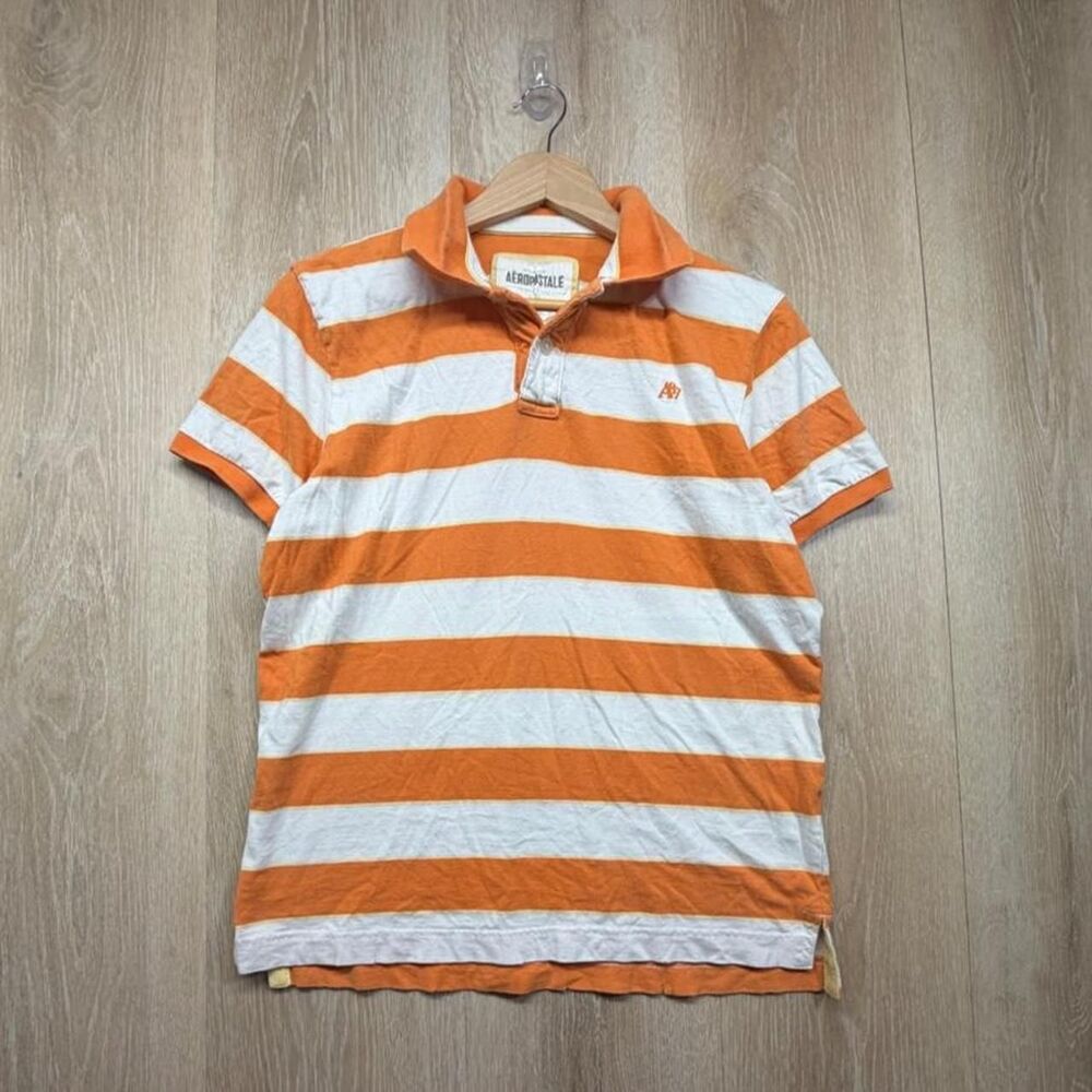 Aeropostale Men's Orange Polo-shirts